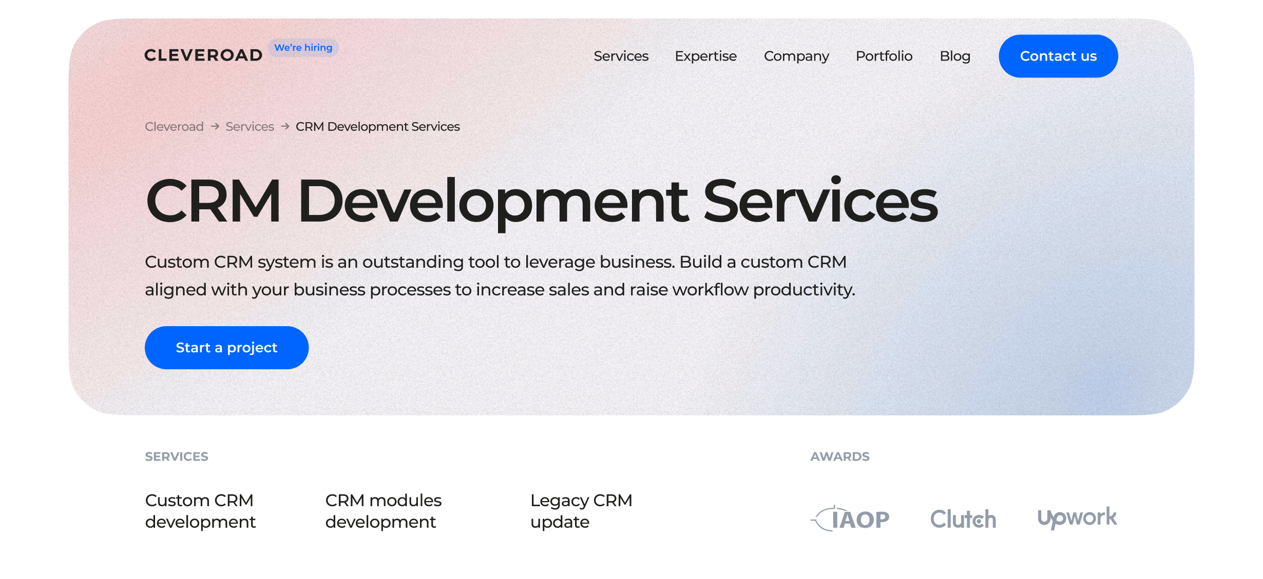 Custom CRM Development Company: Top-Tier CRM Services