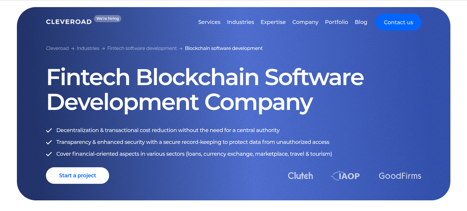 blockchain software development company