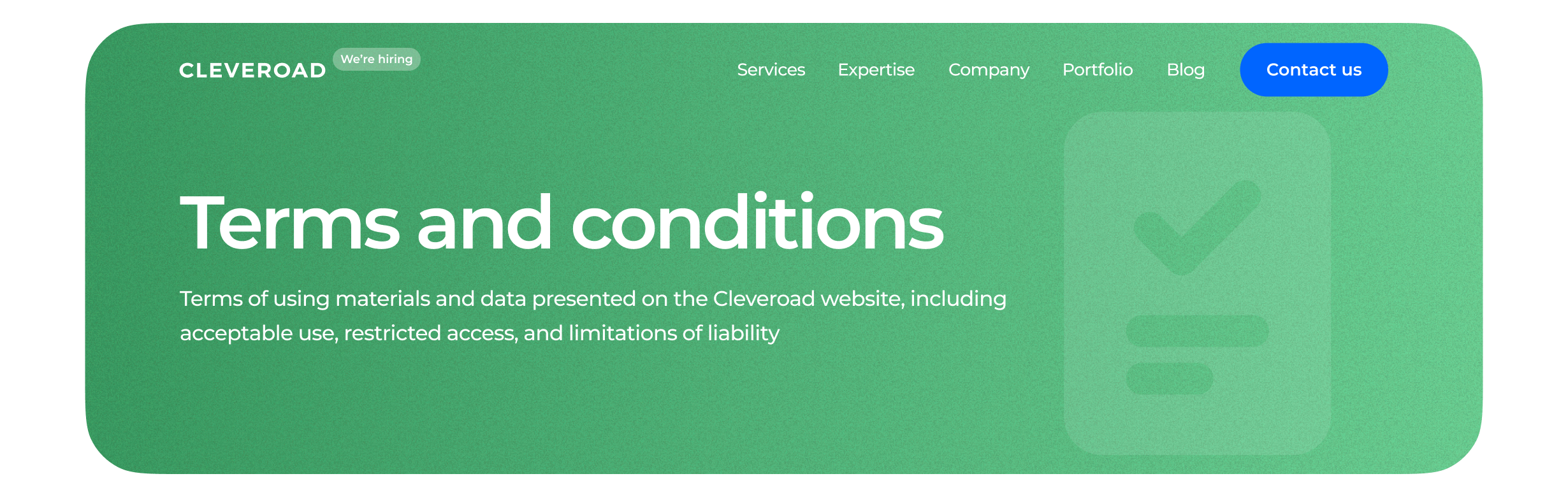 terms-and-conditions-that-govern-your-use-of-cleveroad-s-website