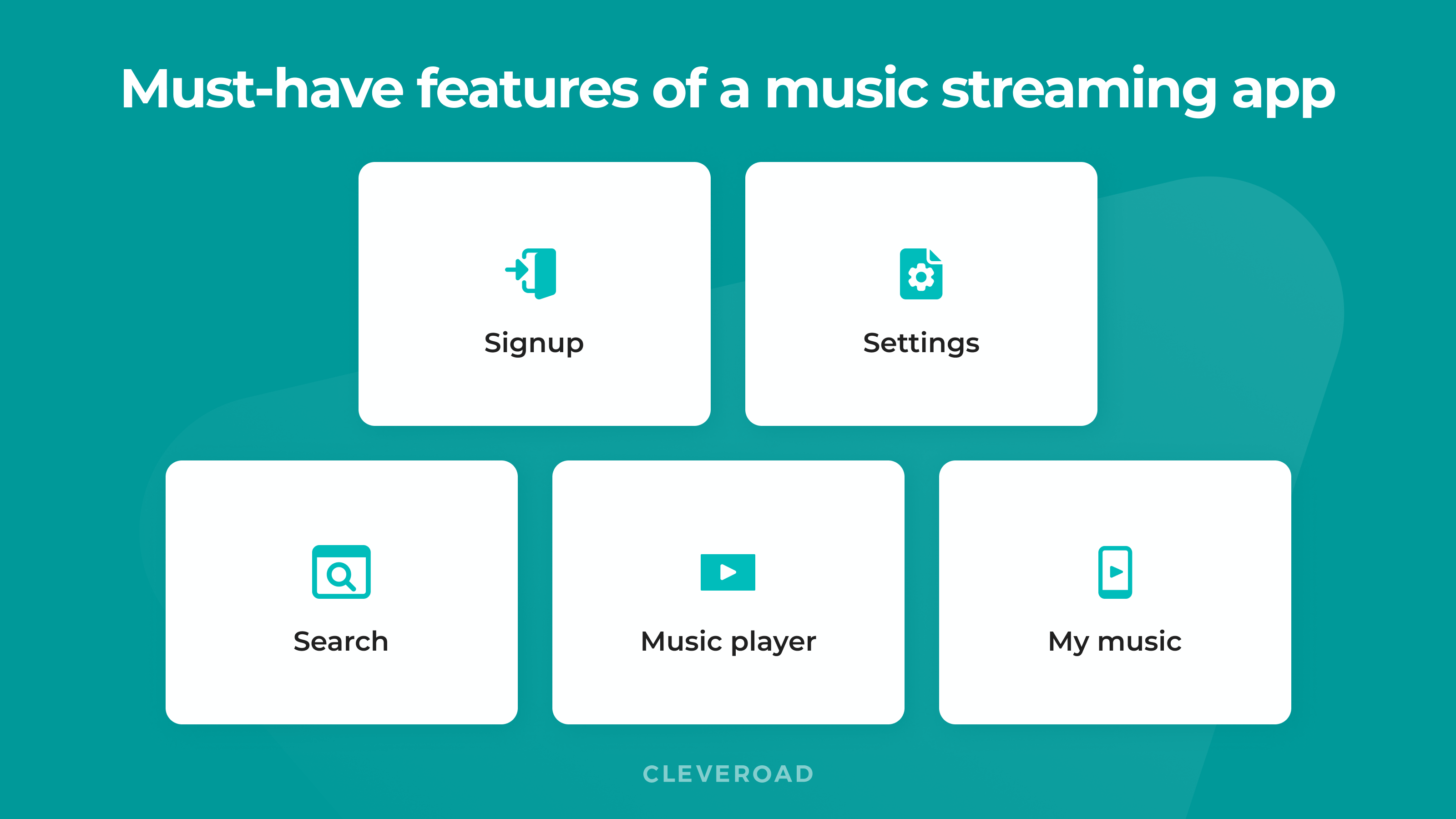 How to make a music streaming features: Required features