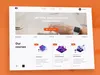 Landing page design concept by Cleveroad