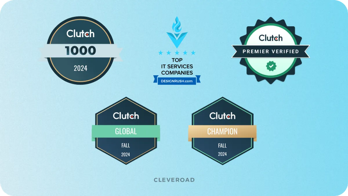 Cleveroad’s industry recognitions in 2024