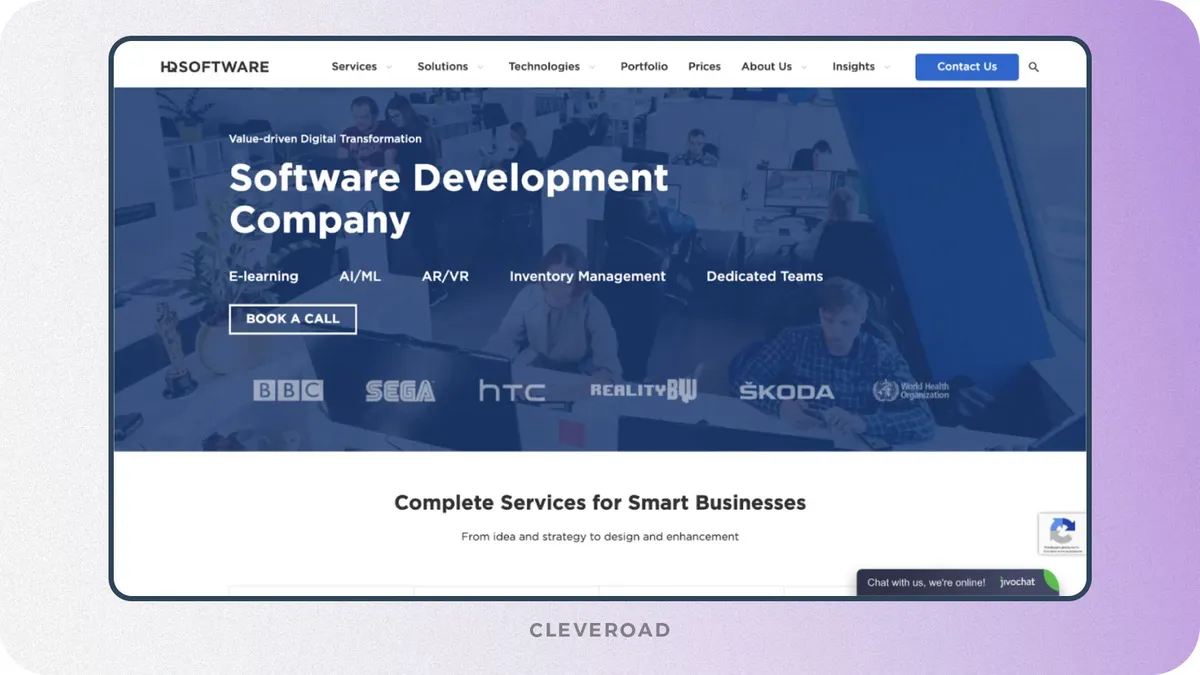 Education software development services provider: HQSoftware