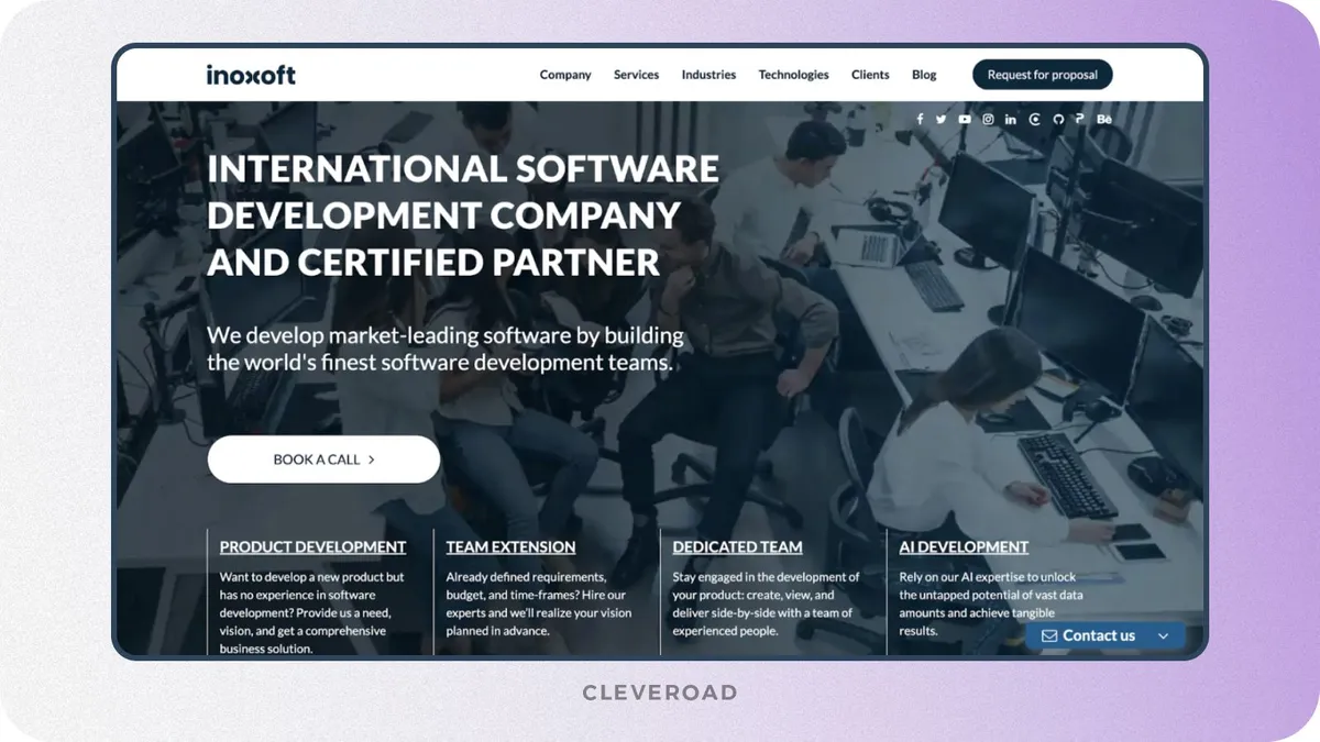 Educational software development services provider: Inoxoft