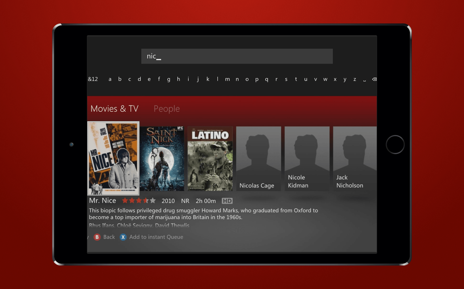 search feature Netflix