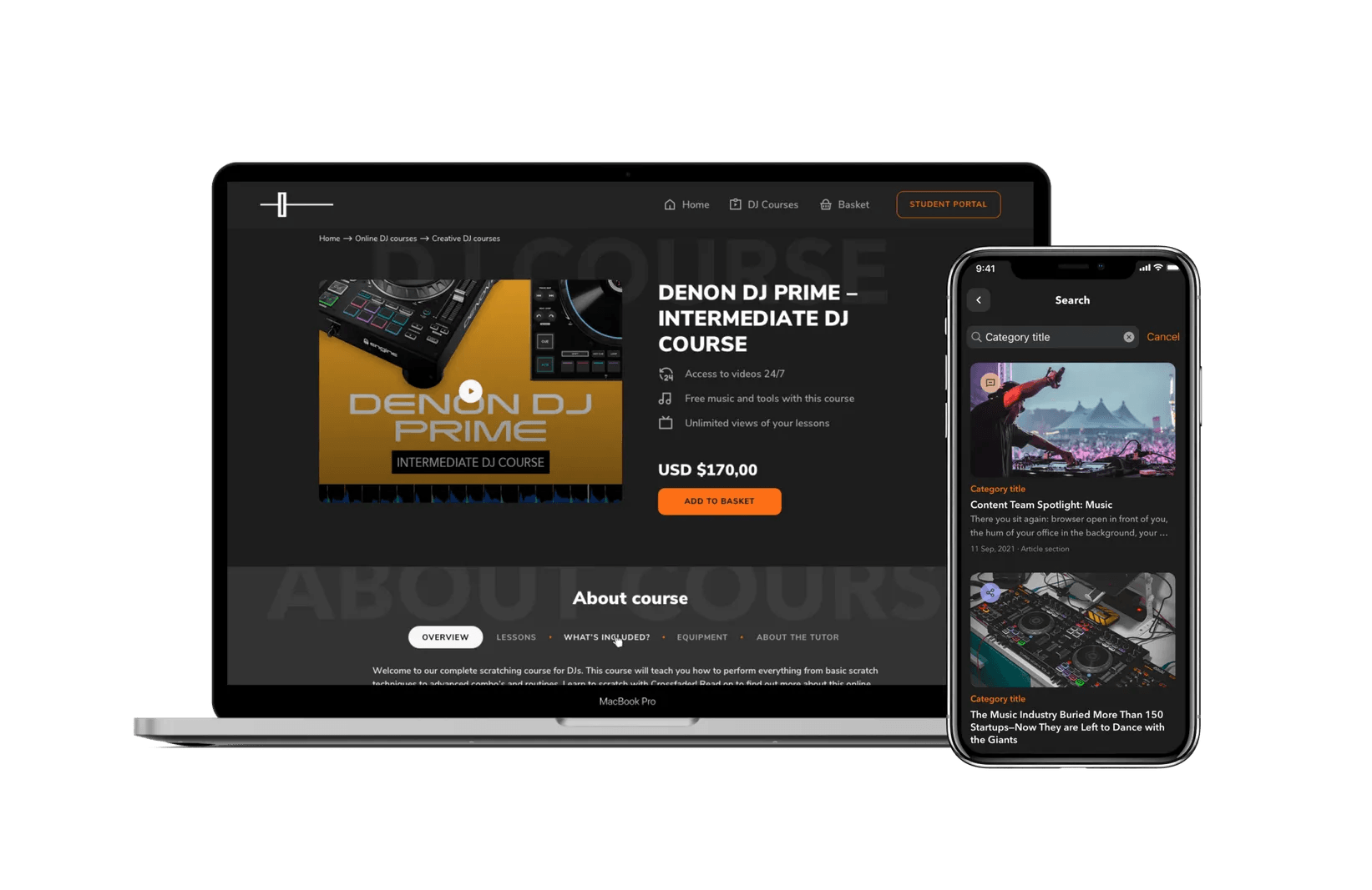 Educational Platform for DJs