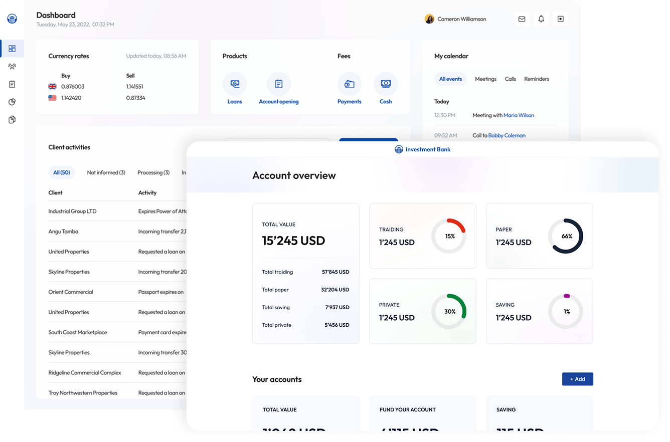 eBanking software system